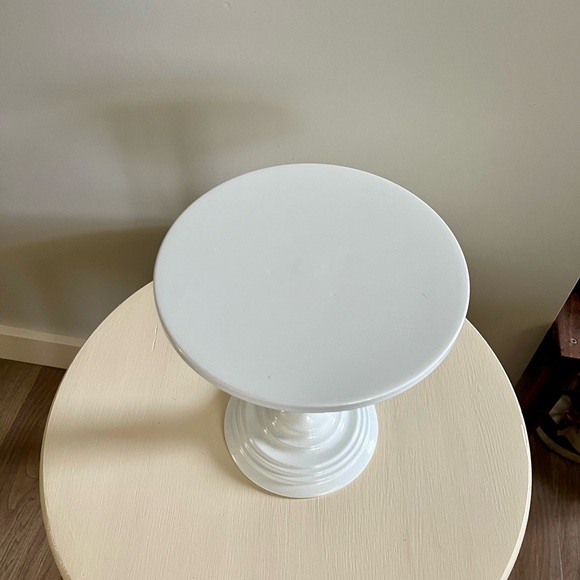 Wedding White Pedestal Cake Stand - Picture 2 of 4